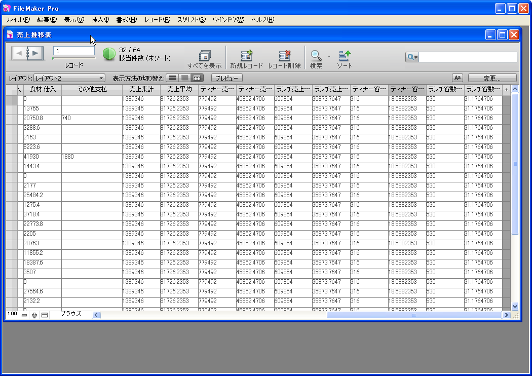 日計表 第3回 集計フィールドを作る Filemaker ときどきiphone Ipad